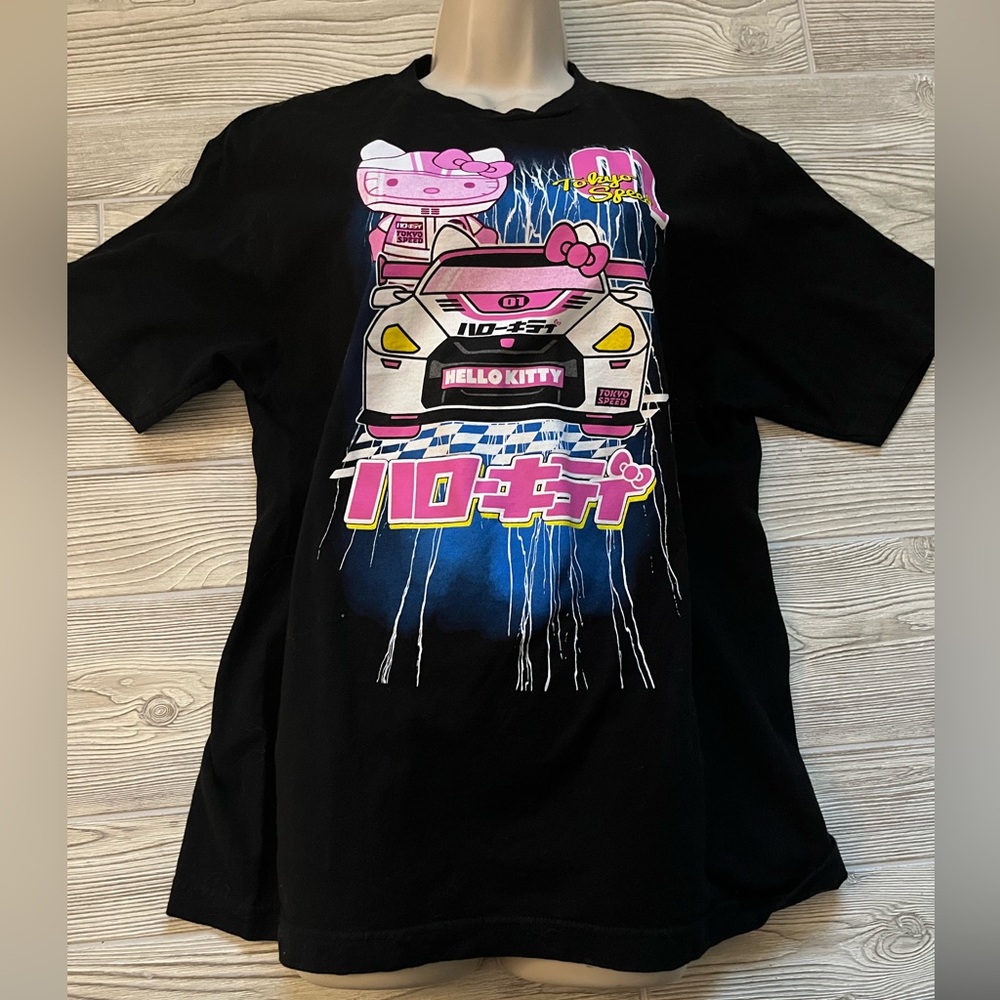 Black Hello Kitty Racer Shirt (L)